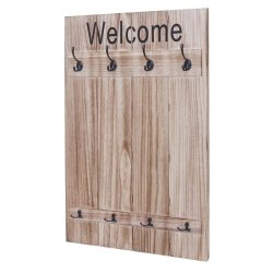 Knager�kke - Welcome garderobe med 16 knager - antik lysebrun entrem�bel