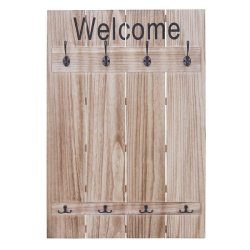 Knager�kke - Welcome garderobe med 16 knager - antik lysebrun entrem�bel