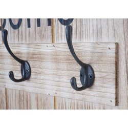 Knager�kke - Welcome garderobe med 16 knager - antik lysebrun entrem�bel