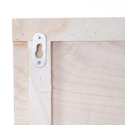 Knager�kke med 8 knager - antik lysebrun garderobe 60x90cm - entrem�bel