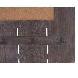 Garderobe med opslagstavle - knager�kke - antik brun entrem�bel