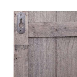 Garderobe med 2 hylder - knager�kke med 4 knager - antik brun entrem�bel