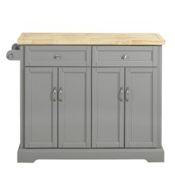 K�kken� p� hjul, k�kkenvogn med udtr�kkelig bordplade, gr�