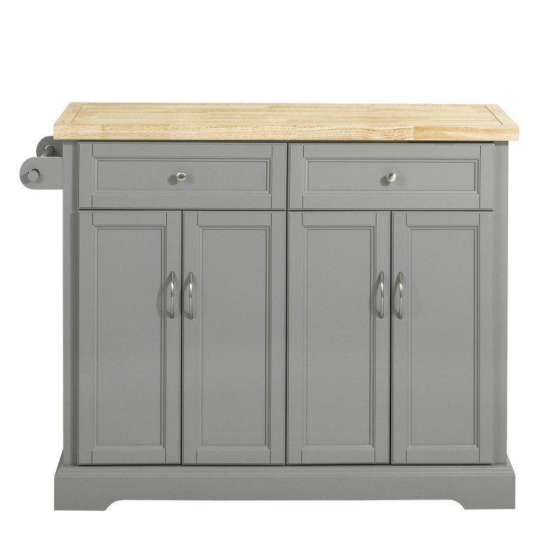 K�kken� p� hjul, k�kkenvogn med udtr�kkelig bordplade, gr�