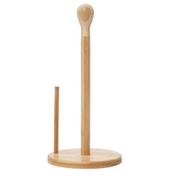 Kkkenrulleholder i bambus - holder til kkkenrulle - 34x16x16 cm