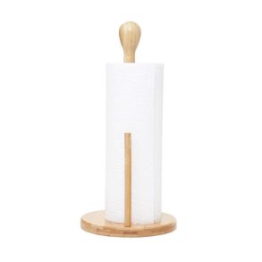 Kkkenrulleholder i bambus - holder til kkkenrulle - 34x16x16 cm