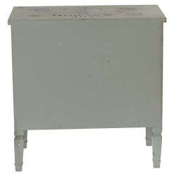 Kommode med 2 skuffer - kommode i antik vintage look 80 x 79 x 40 cm