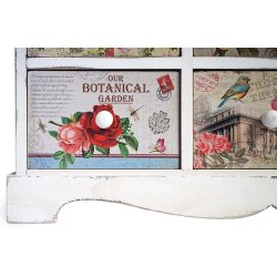 Kommode - vintage antik kommode med 9 skuffer 60 x 79 x 30 cm