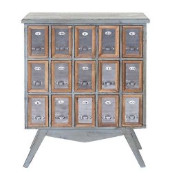 Apotekersk�nk - kommode i antik vintage stil - sk�nk 94 x 73 x 32 cm