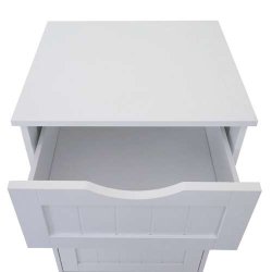 Kommode - hvid kommode med 5 skuffer 100 x 40 x 35 cm