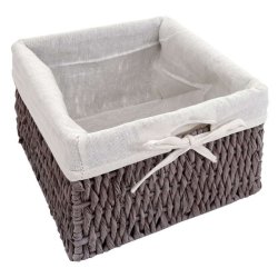 Kommode med 3 kurve, skab og skuffe - brun antik vintage kommode