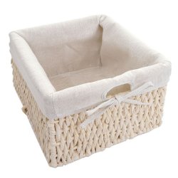 Kommode med 3 kurve, skab og skuffe - hvid antik vintage kommode