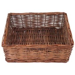 Kommode med 2 skuffer og 5 kurve - hvid kommode 120 x 40 x 30 cm