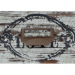 Kommode med 4 skuffer i antik vintage look 79 x 48 x 33 cm