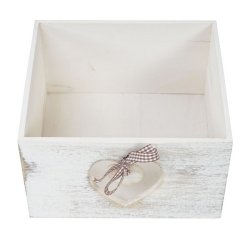 Kommode med 5 skuffer - antik vintage hvid kommode 86 x 29 x 25 cm