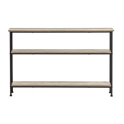 Konsolbord, smalt sidebord til entre og stue, brun 120x20x77