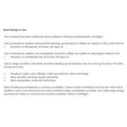 Mediebord - Tv-m�bel HayFay-Rex 175 cm - TV-bord og TV-b�nk i rosentr�