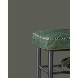 Opbevaringsbnk - siddebnk med skohylder - grn 30 x 80 x 50