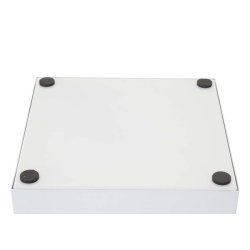 Paraplyholder - kvadratisk hvid paraplystativ og paraplyholder