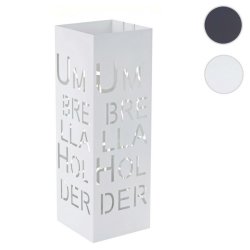 Paraplyholder - kvadratisk hvid paraplystativ og paraplyholder