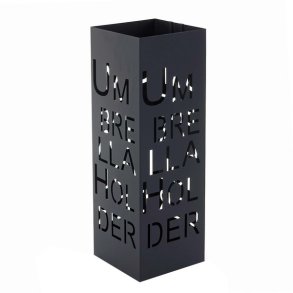 Paraplyholder - kvadratisk sort paraplystativ og paraplyholder