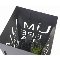 Paraplyholder - kvadratisk sort paraplystativ og paraplyholder