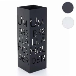 Paraplyholder - kvadratisk sort paraplystativ og paraplyholder