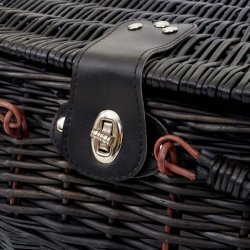 Picnickurv til 2 personer - picnics�t i flet med termo k�lerum