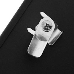 Postkasse med avisr�r - brevkasse med avisholder i sort/rustfrit st�l