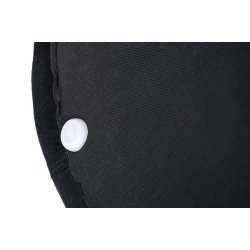 Puf - taburet og fodskammel - sort puf H 42 x  39 cm