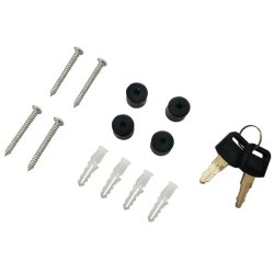 Postkasse med avisr�r - brevkasse med avisholder i antracit st�l