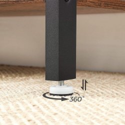 Reol - bogreol i industriel stil - rustik brun 155 x 74 x 30