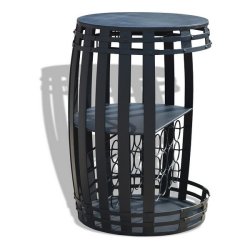 Factoria vintnde bar i metal - Rosey-Factoria barskab og vinreol