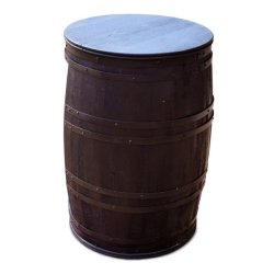 Vintnde bar i rustik sort mangotr - Rosey-Black barskab og vinreol