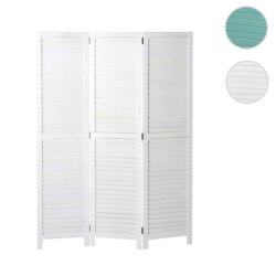 Rumdeler i tr� - antik vintage hvid sk�rmv�g/foldev�g 170 x 120 cm