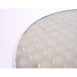 Cafebord - sammenklappelig rundt hjdejusterbar aluminium cafebord