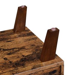 TV-b�nk - retro TV-bord - vintage rustik brun 140x40x50 cm