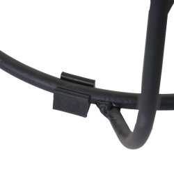 Sidebord - rundt sengebord med opbevaringsplads 35cm