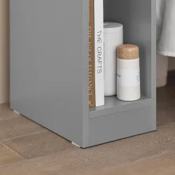 Sideborde - 2 moderne sengeborde med opbevaring - gr - 60x35x20