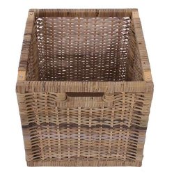 B�nk med hynde og 3 kurveskuffer - siddeb�nk med opbevaring - lys entrem�bel