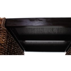 Sidebord - sengebord eller skammel/taburet i flettet rattan