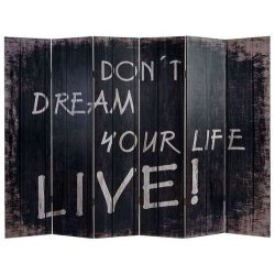 Rumdeler ordsprog motiver - foldesk�rm/sk�rmv�g 180 x 240 cm