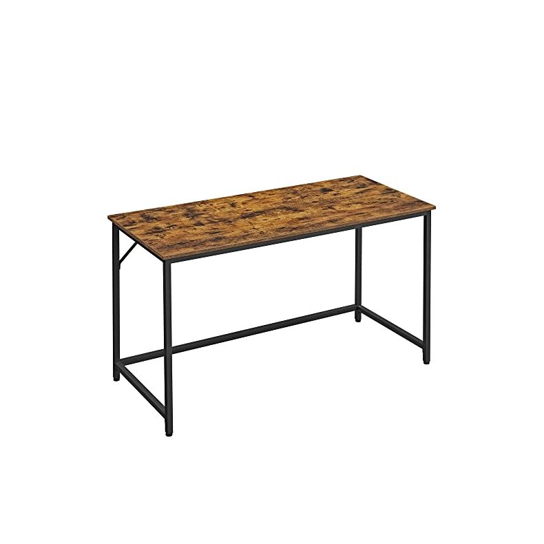 Skrivebord - computerbord - rustik brun 140 x 60 x 75 cm