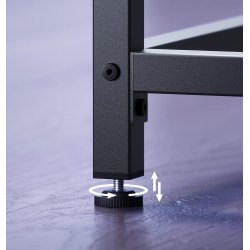 Skrivebord - computerbord - sort 120 x 60 x 75 cm