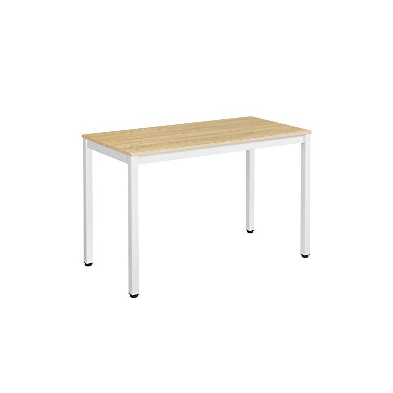 Skrivebord - arbejdsbord - egetr� og hvid 120 x 60 x 75 cm