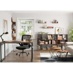 Sofabordsst - 2 sideborde - runde sofaborde - rustik brun