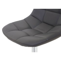 Spisestuestol - spisestol - spisebordsstol med gr� imiteret l�der