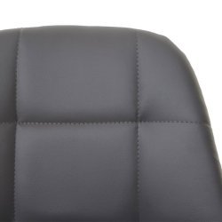 Spisestuestol - spisestol - spisebordsstol med gr� imiteret l�der