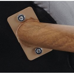 Spisebordsstole - 2 spisestuestole og spisestole - lysegr fljl