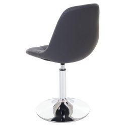 Spisestuestol - spisestol - spisebordsstol med gr� imiteret l�der